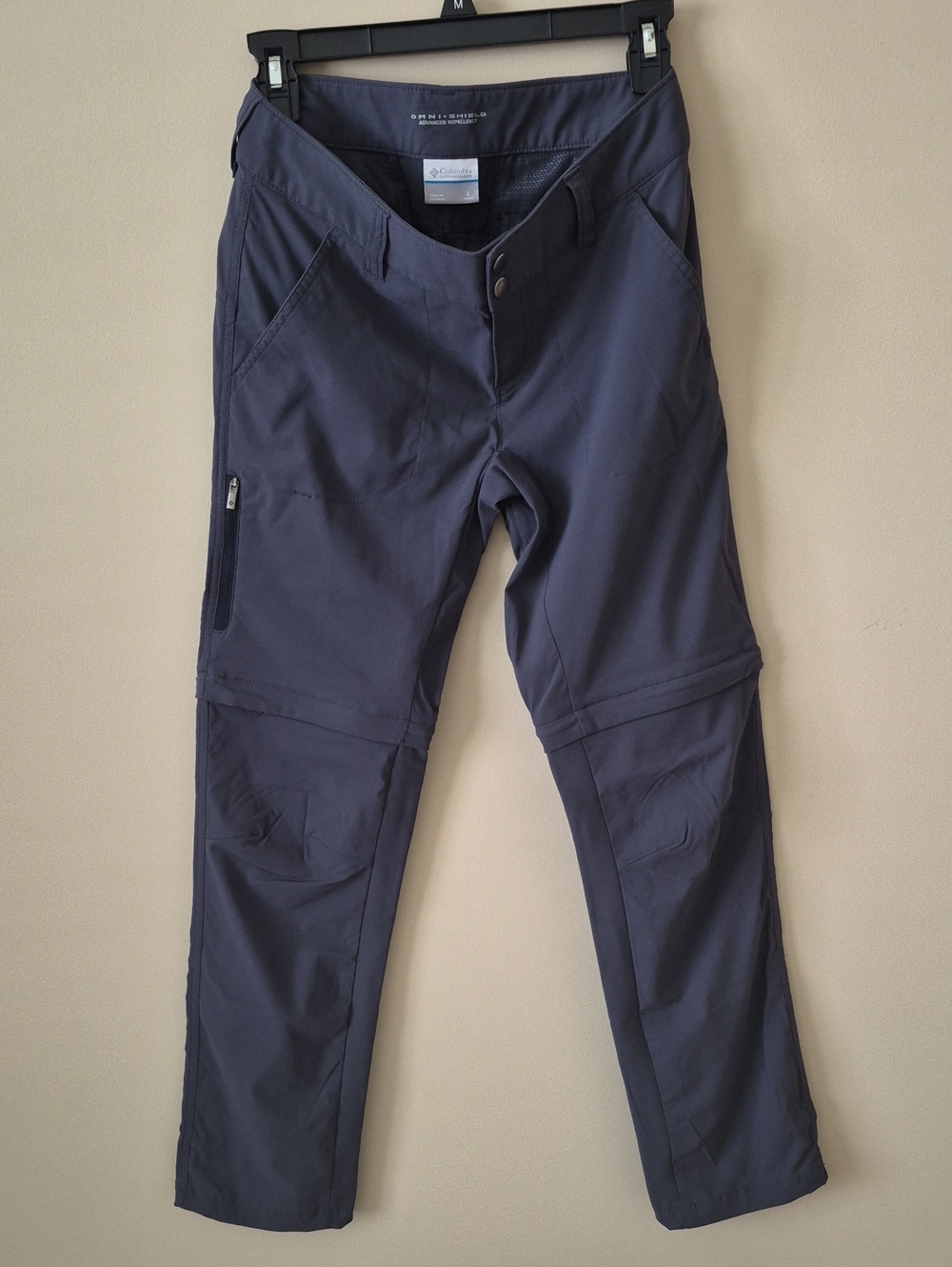 Columbia Dark Gray Women's Convertible Hiking Trousers